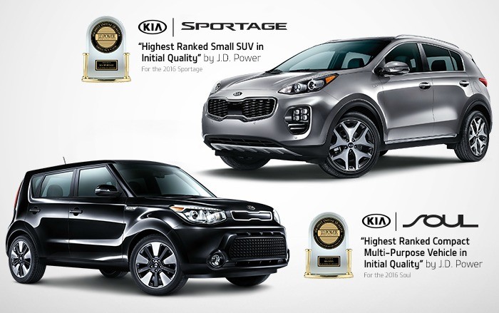 And just like that … Kia takes the #1 spot in JD Power’s Initial Quality Survey 2016.